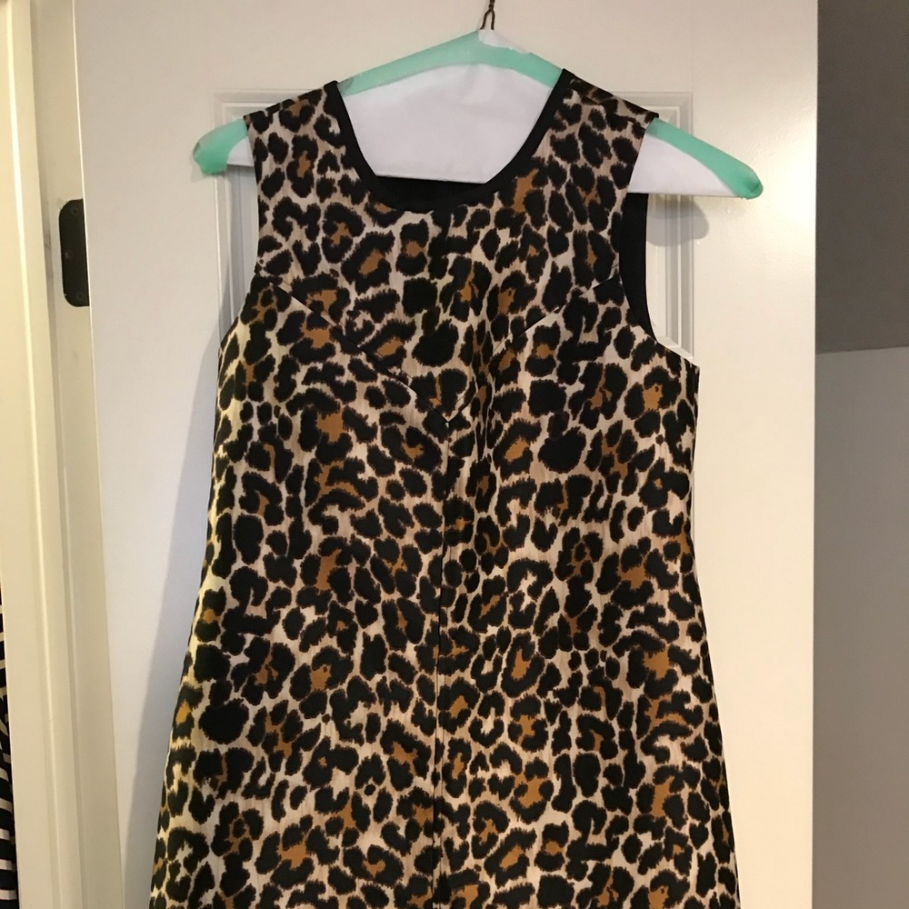 J. Crew leopard dress - like new!
